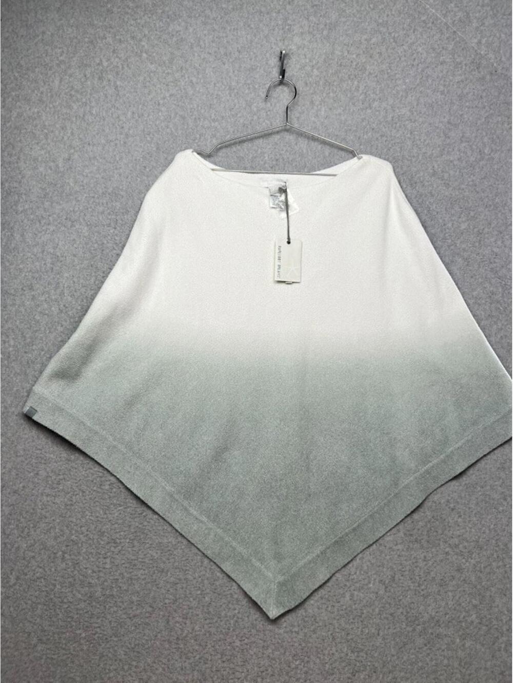Barefoot Dreams CozyChic Ombre Ultra lite Knit Poncho OS NWT Coastal Vibe Comfor - Picture 1 of 9